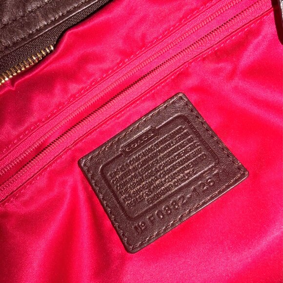 COACH Brown Leather Zoe Shoulder Bag ♡ - Picture 4 of 4